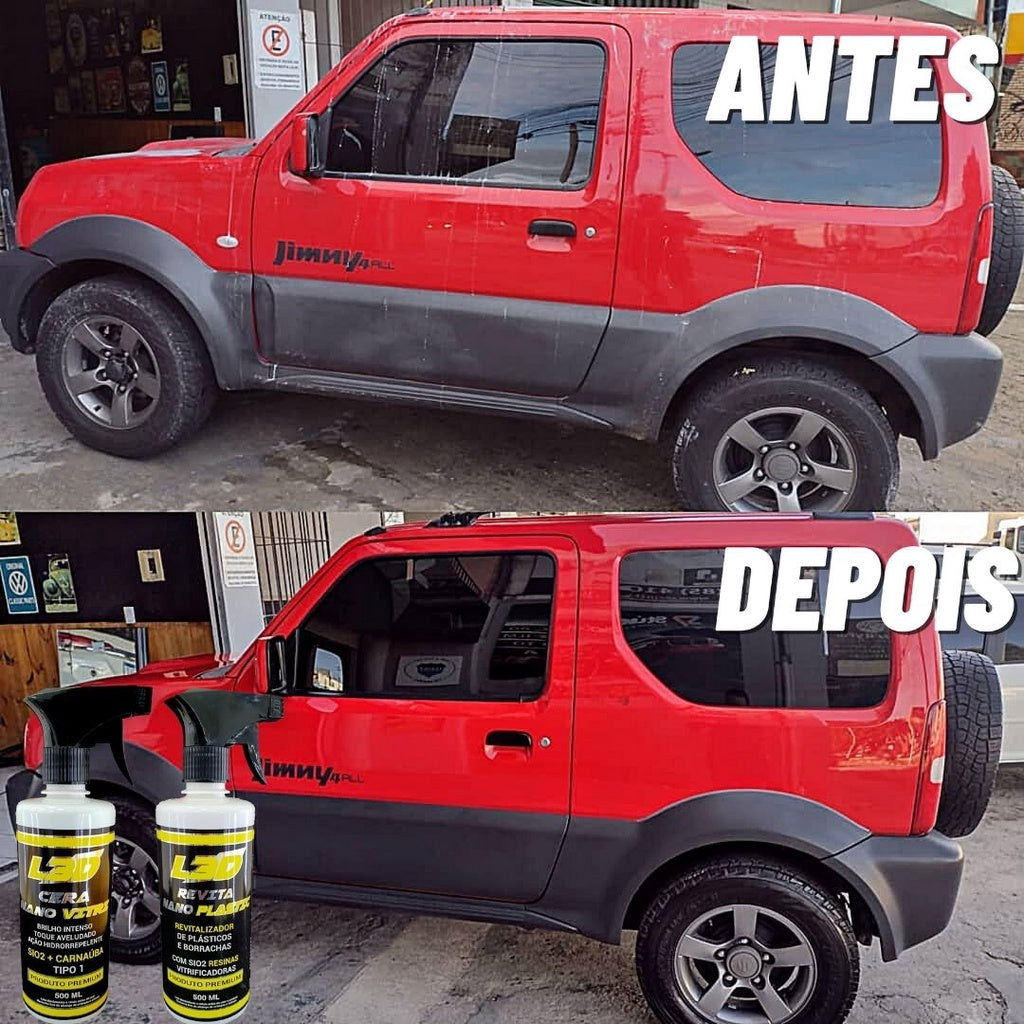 Revitalizador de Plásticos e Borrachas Revita Nano Plastic L3D 450ml
