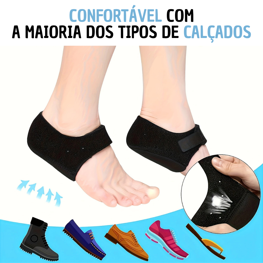 Protetores de Calcanhar Para Fascite Plantar - Gel Biomédico para Cuidado dos Pés
