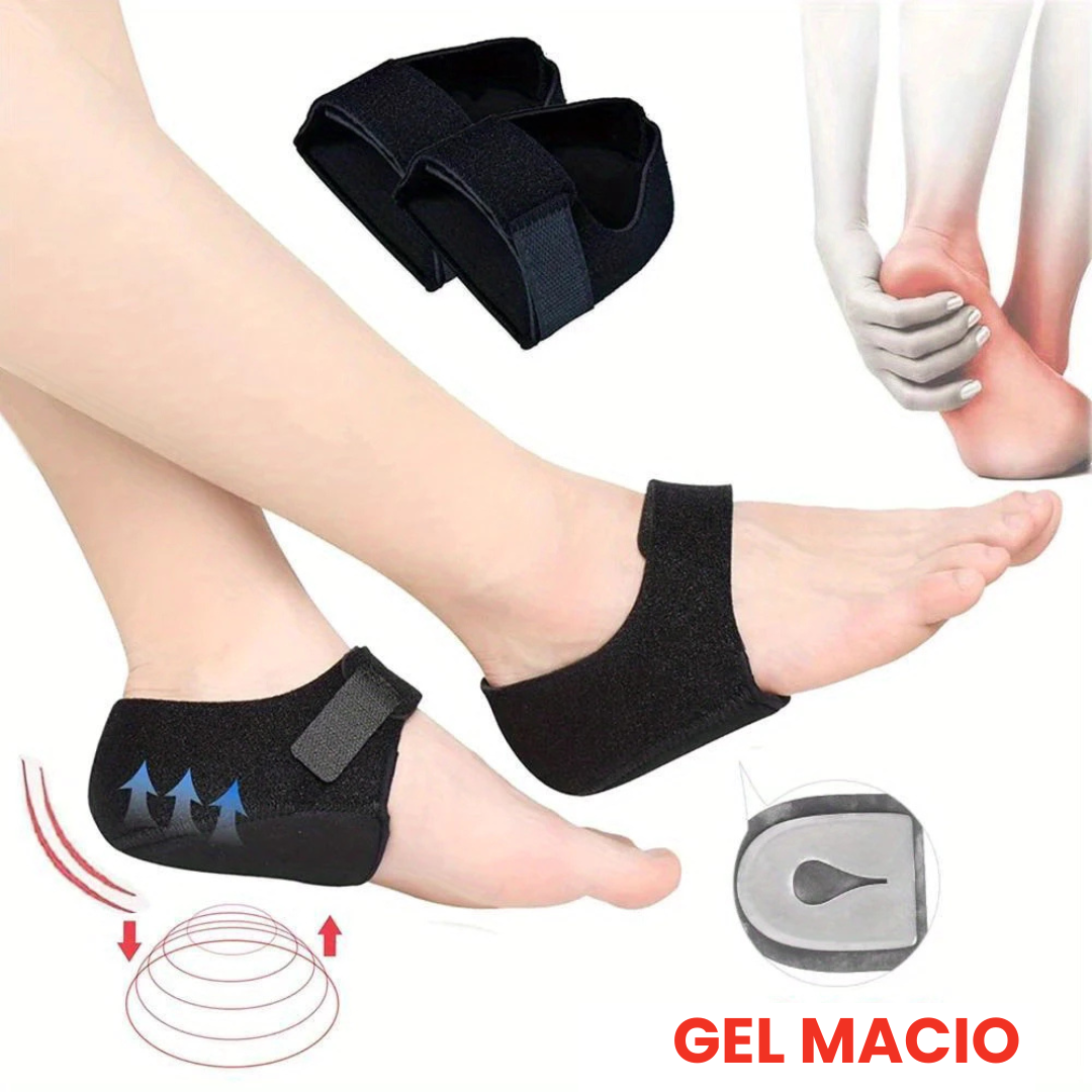 Protetores de Calcanhar Para Fascite Plantar - Gel Biomédico para Cuidado dos Pés