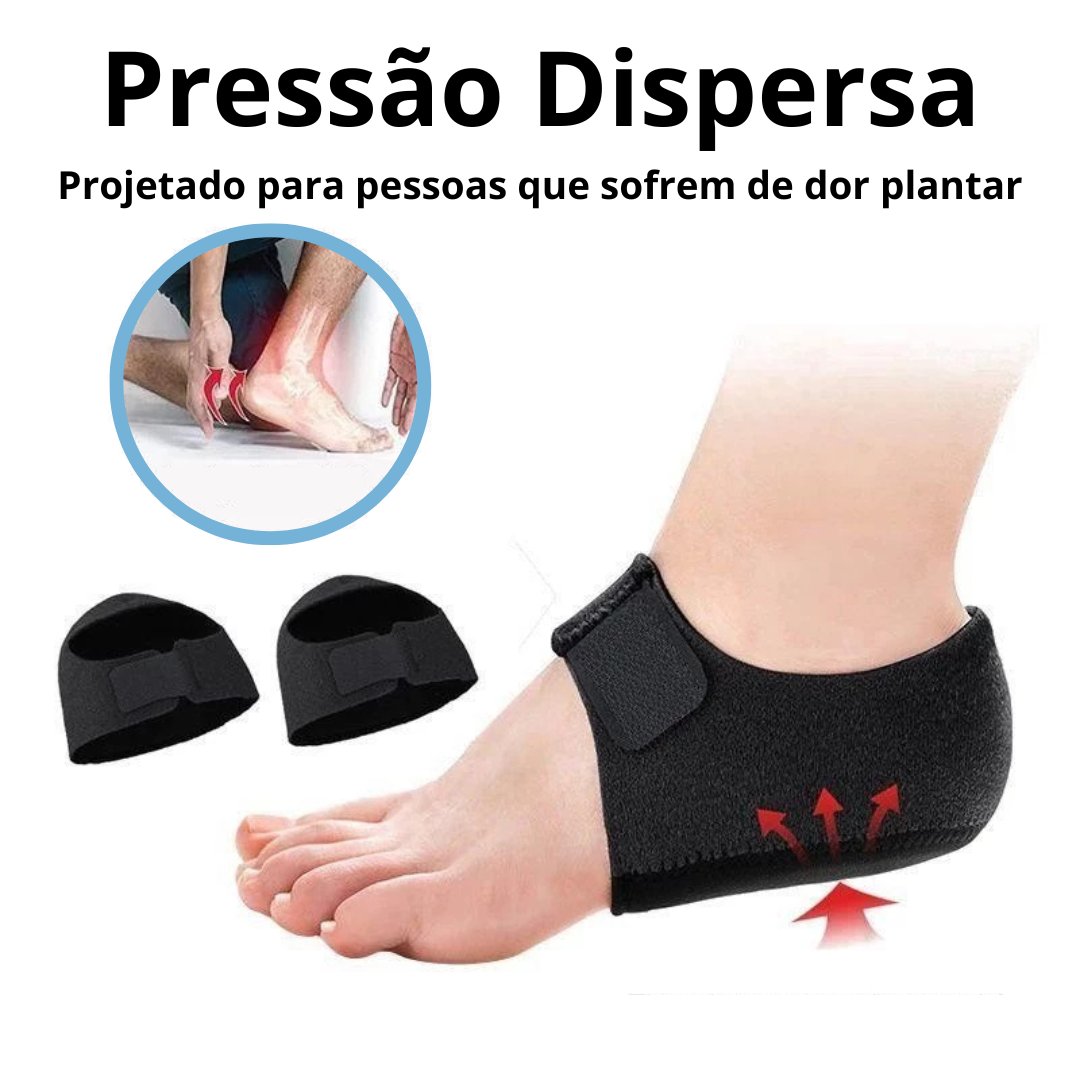 Protetores de Calcanhar Para Fascite Plantar - Gel Biomédico para Cuidado dos Pés