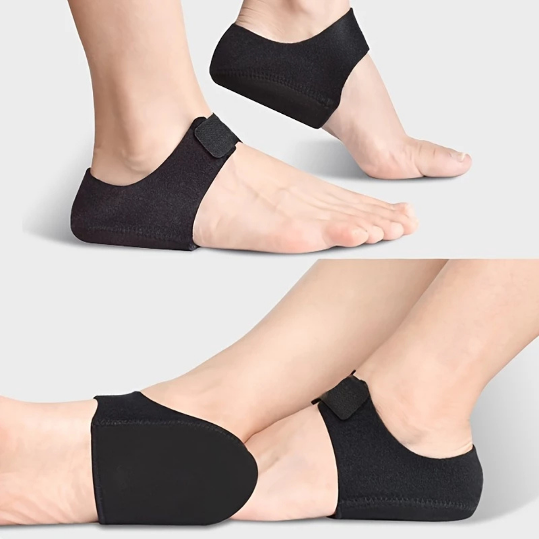 Protetores de Calcanhar Para Fascite Plantar - Gel Biomédico para Cuidado dos Pés