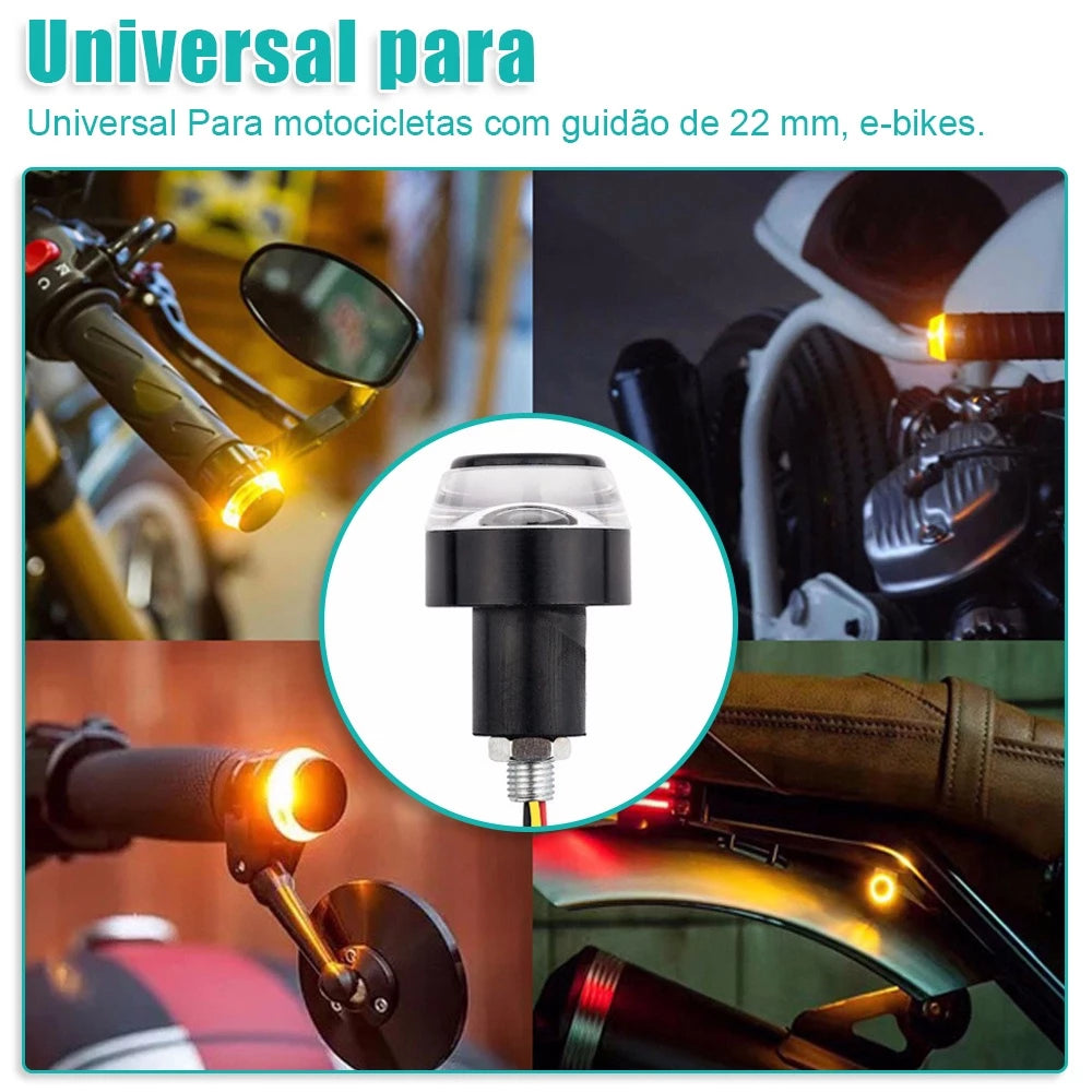 Pisca Seta Led Guidão 22mm