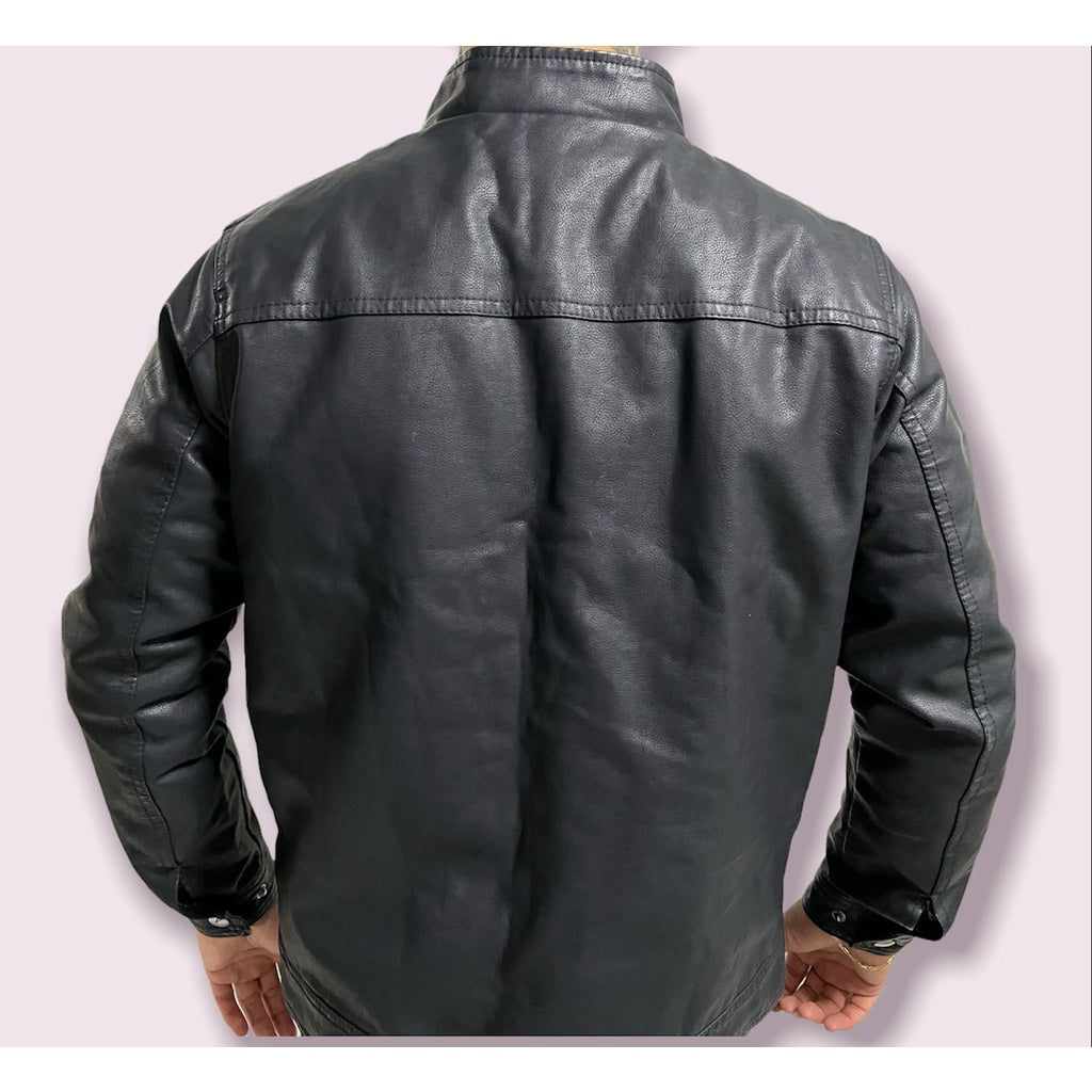 Jaqueta Couro Masculina Moderna Promoção Pronta Entrega - AMZ