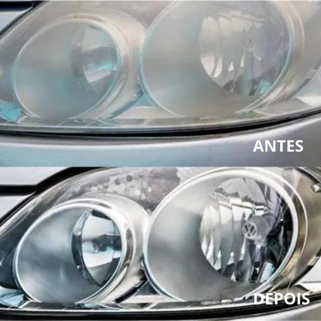 Renovador de Farol Orbi Tira Amarelado e Aspecto Fosco Revitalizador 50ml + Estopa
