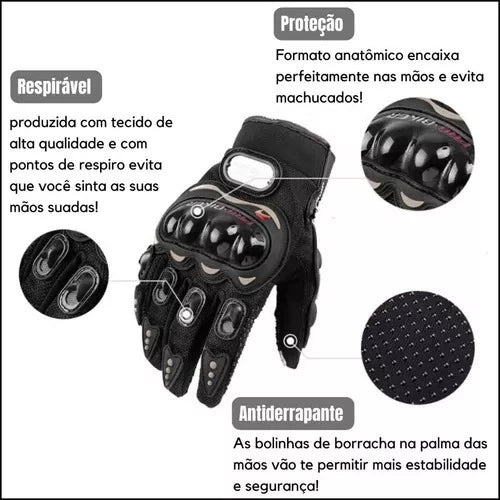 Luva para Motoqueiro
