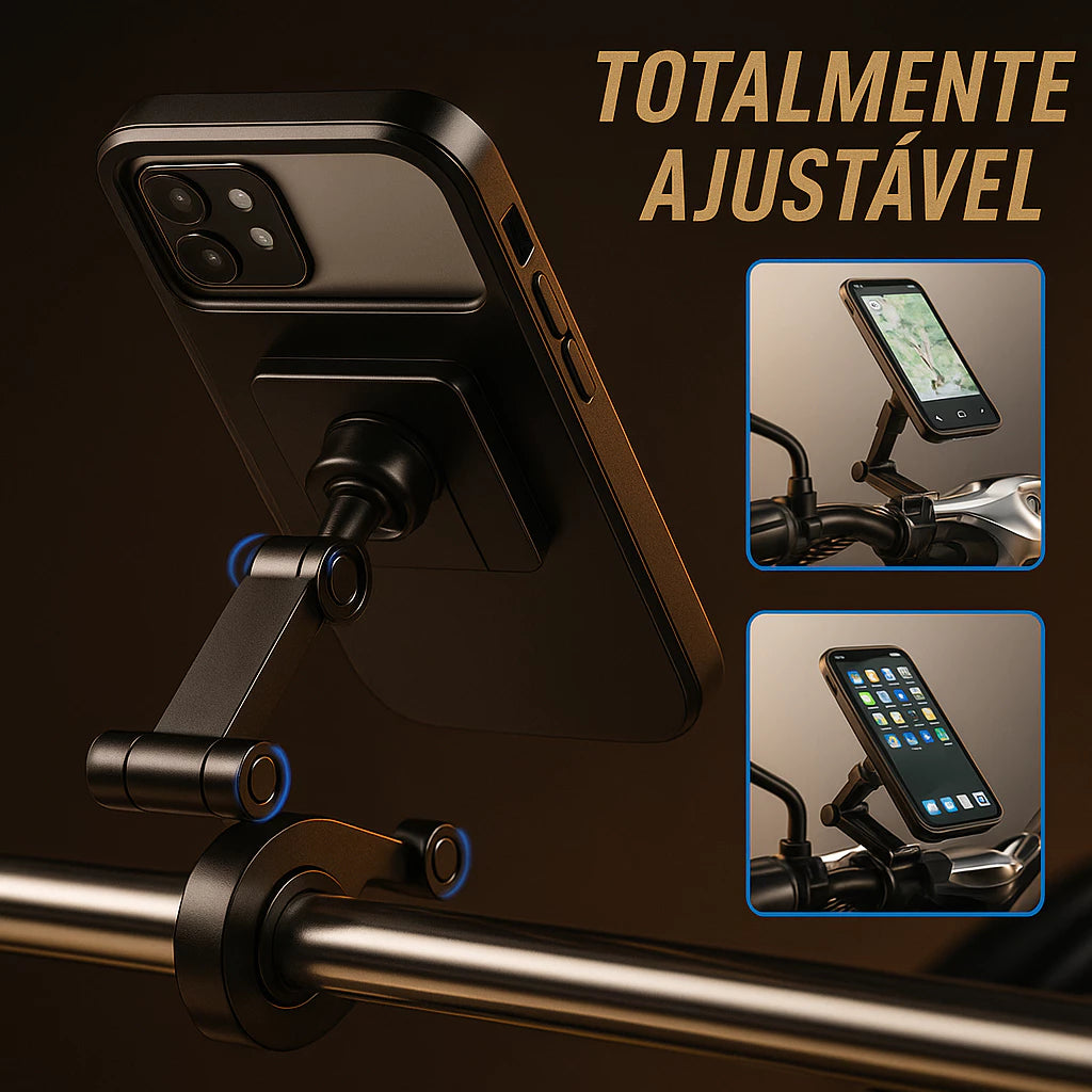 Suporte de Celular - Articulado Para Moto e Bike Bicicleta Tela de Até 6,7"