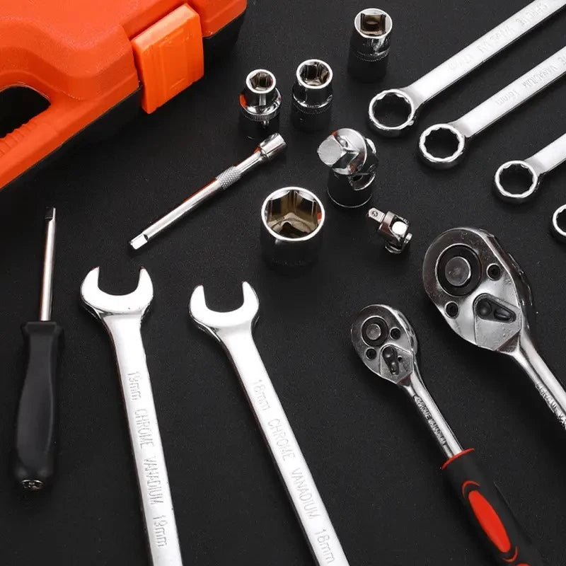 Kit Ferramenta Jogo Soquete Chave Combinada Catraca 61 Peças