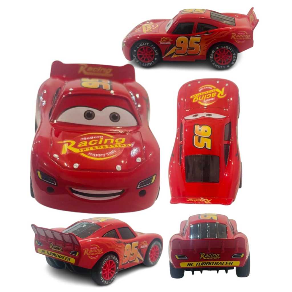 Kit com 6/8 Carrinhos Coleção Filme Carros Relâmpago Mcqueen Pronta Entrega Infantil