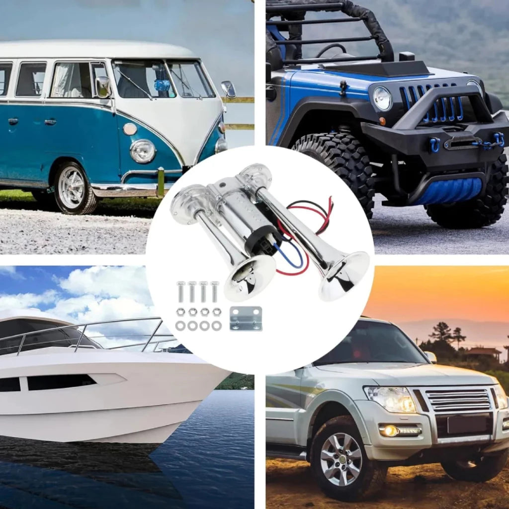 Buzina Automotiva Twin Alloy