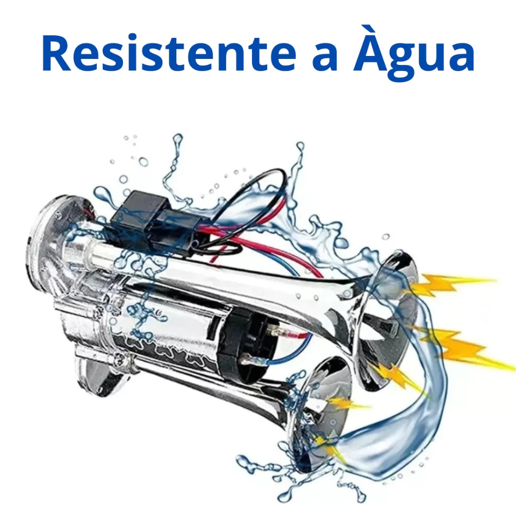 Buzina Automotiva Twin Alloy