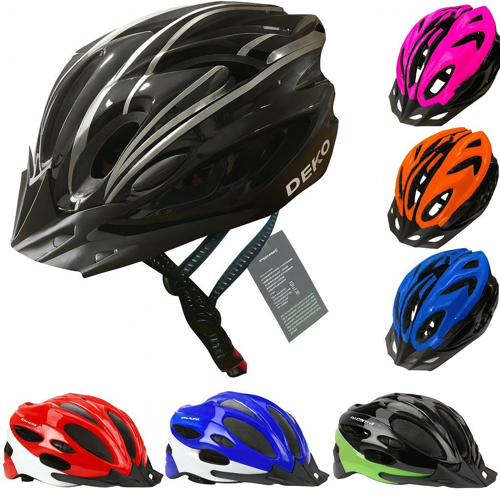 Capacete Ciclismo com Sinalizador LED - Leve e Resistente para Adulto | AMZ