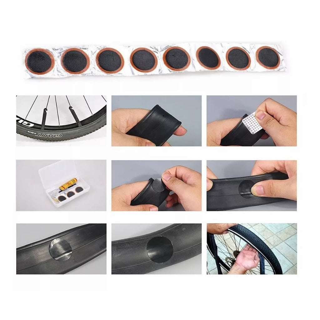 Kit Ferramentas Bicicleta Reparo Pneu Bomba Ar Bolsa Quadro - AMZ