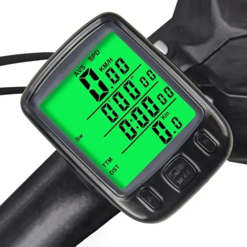 Velocímetro Bicicleta Digital Luz Noturna Resistente à Água