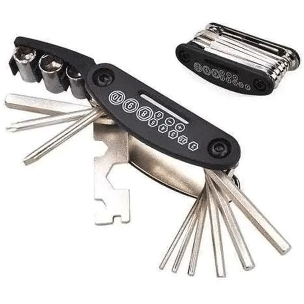 Kit Reparo Bicicleta Canivete 13 Funções + Chave Allen Bike - AMZ