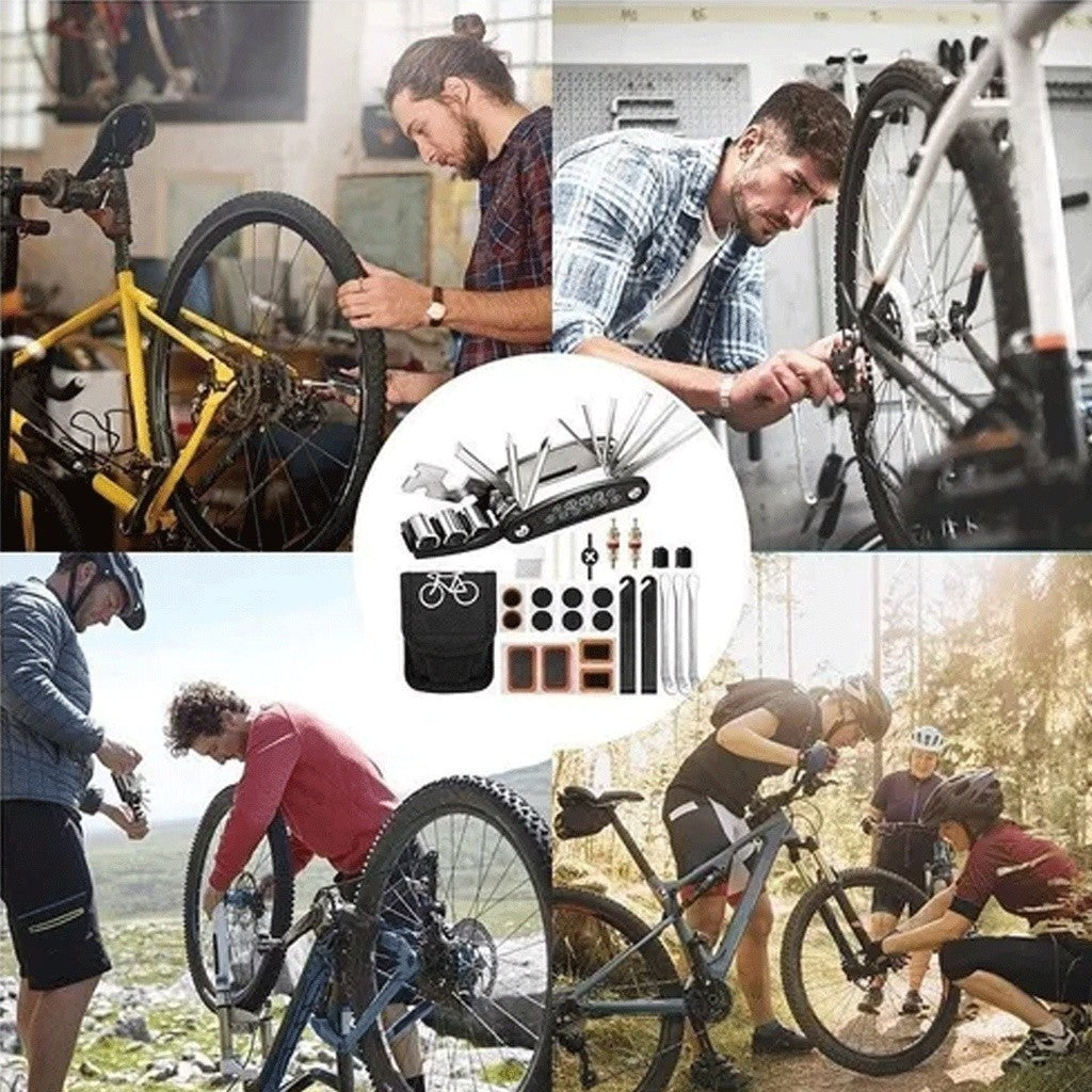 Kit Reparo Bicicleta Canivete 13 Funções + Chave Allen Bike - AMZ