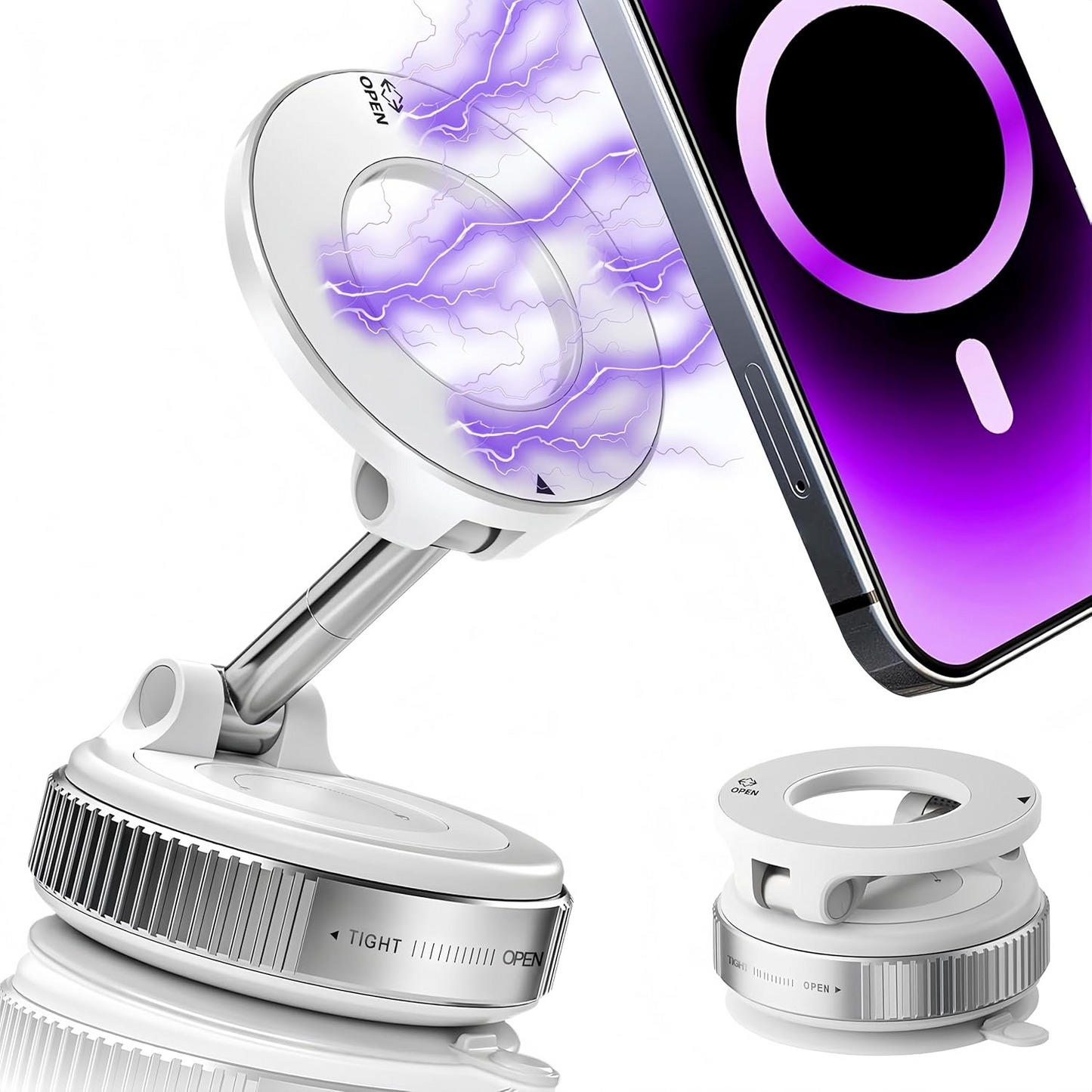 Suporte Celular Magnético Veicular 360°