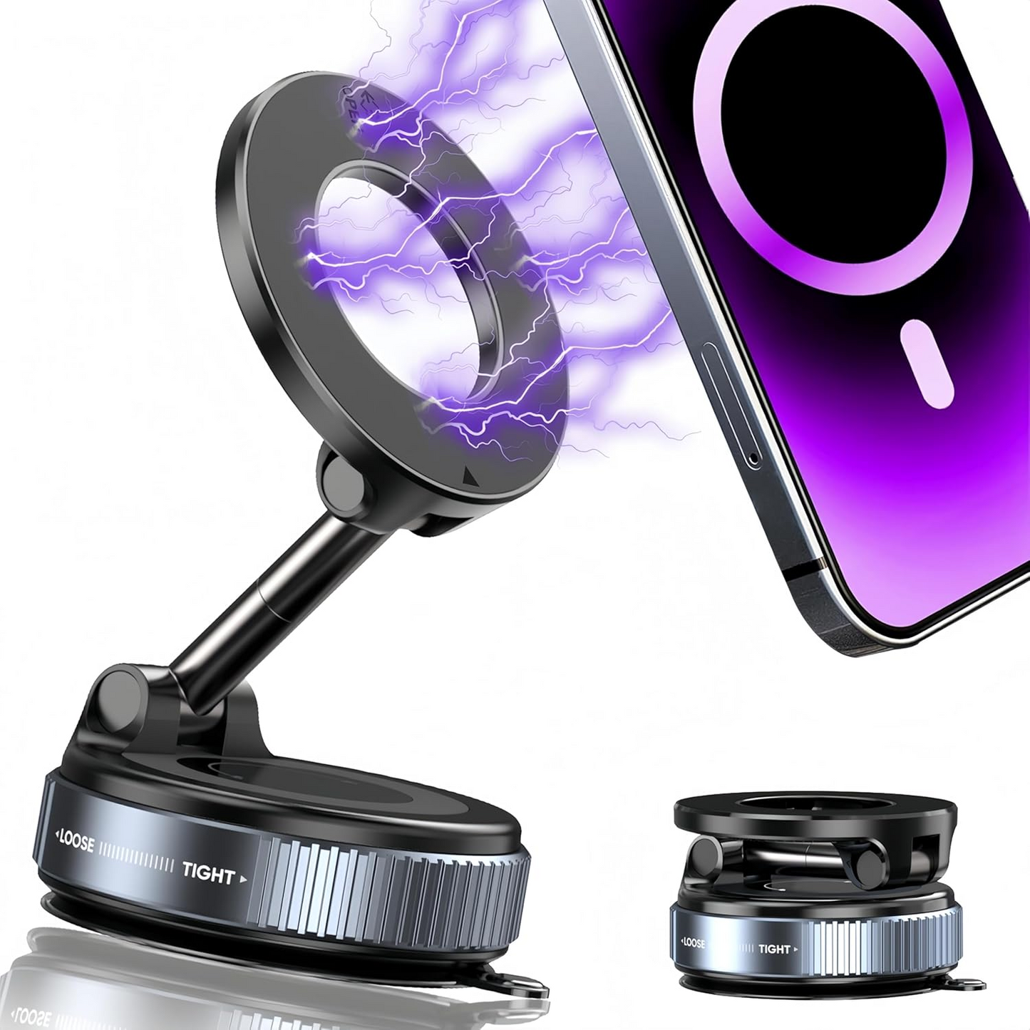 Suporte Celular Magnético Veicular 360°