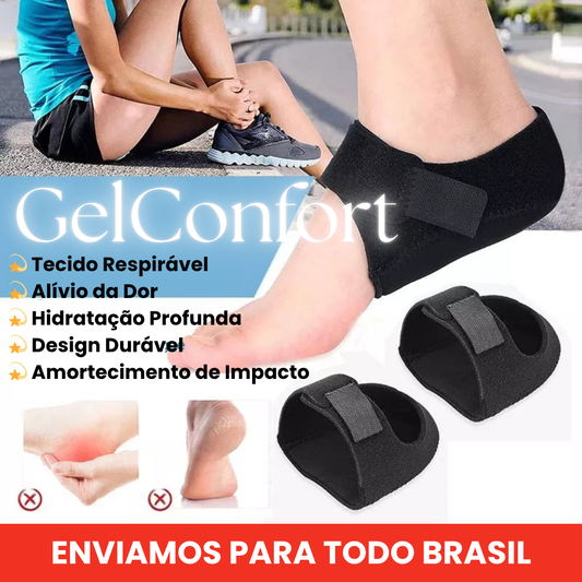 Protetores de Calcanhar Para Fascite Plantar - Gel Biomédico para Cuidado dos Pés