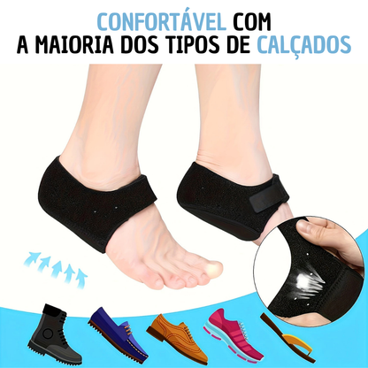 Protetores de Calcanhar Para Fascite Plantar - Gel Biomédico para Cuidado dos Pés