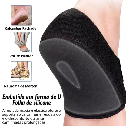 Protetores de Calcanhar Para Fascite Plantar - Gel Biomédico para Cuidado dos Pés