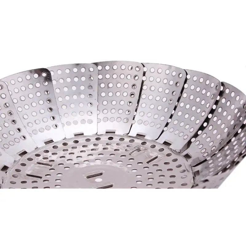 Cesto Retrátil Para Cozimento a Vapor de Inox