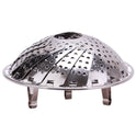 Cesto Retrátil Para Cozimento a Vapor de Inox