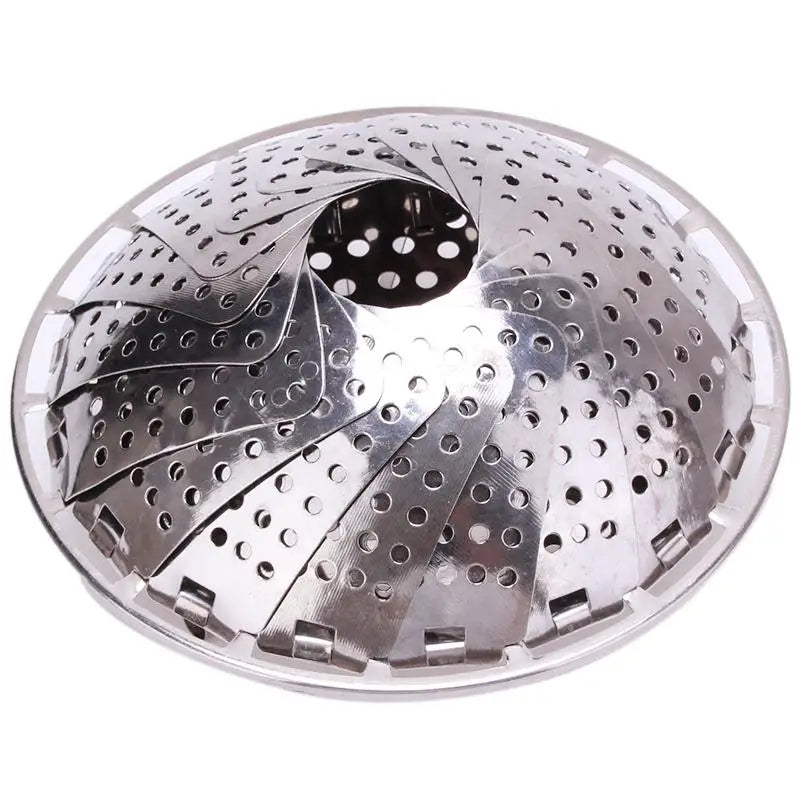 Cesto Retrátil Para Cozimento a Vapor de Inox