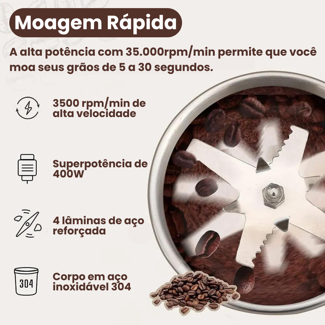 Moedor e Triturador Grinder - Potencia 400W