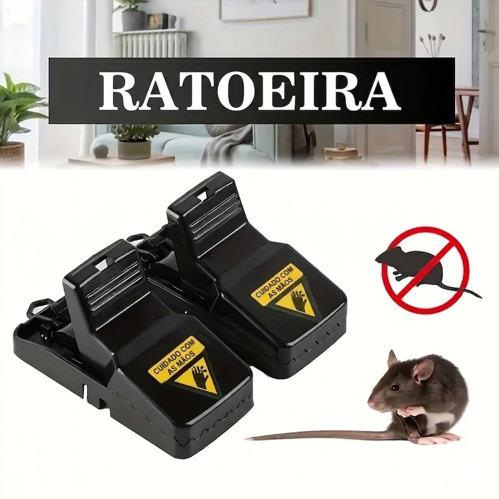 RatStop™ - Ratoeira de Pressão Ultrassensível Sem Veneno