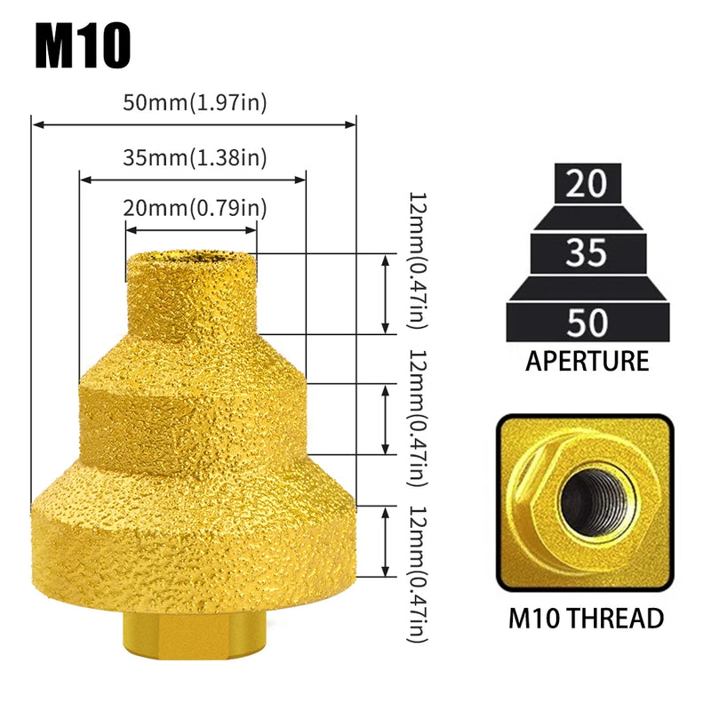 Broca Drill Bit M10 M14 - Diamond Tools