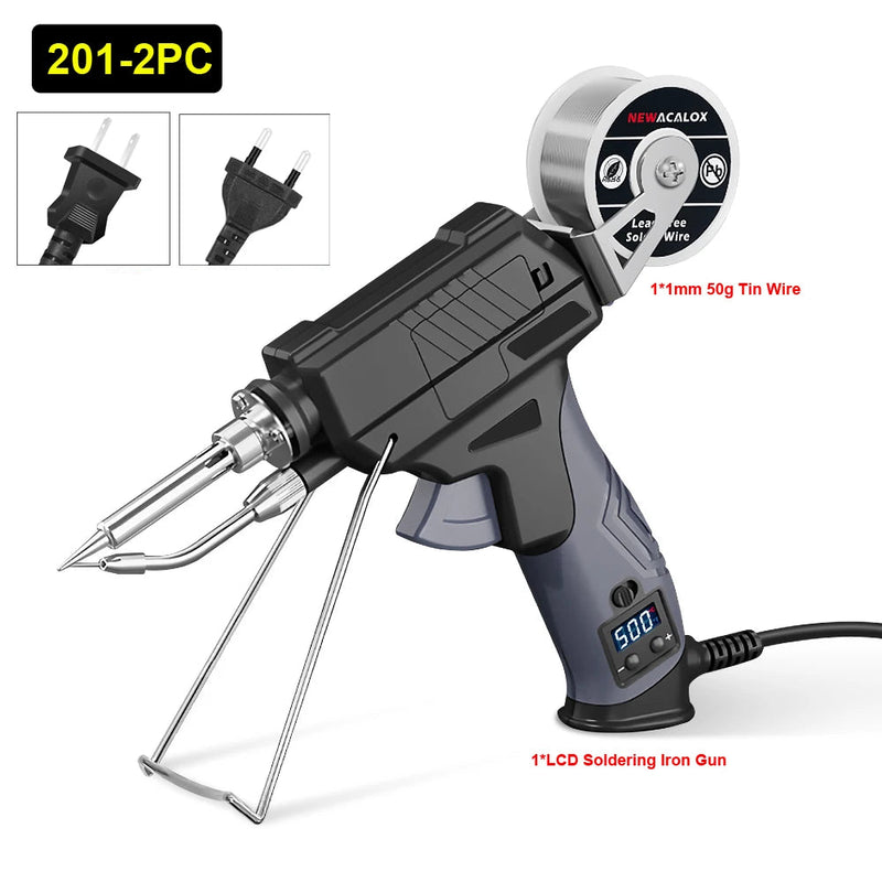 Kit de Ferro de Solda LCD - Temperatura Ajustável 180-520°