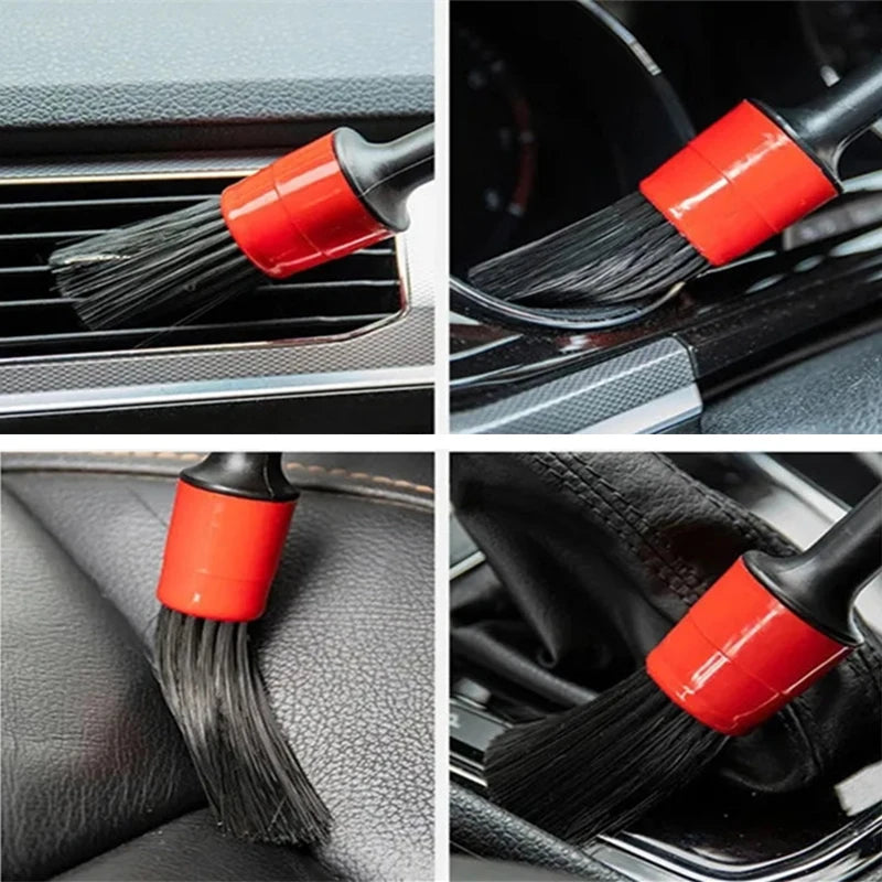 Pincel Para Detalhamento Automotivo - Kit com 5 Peças