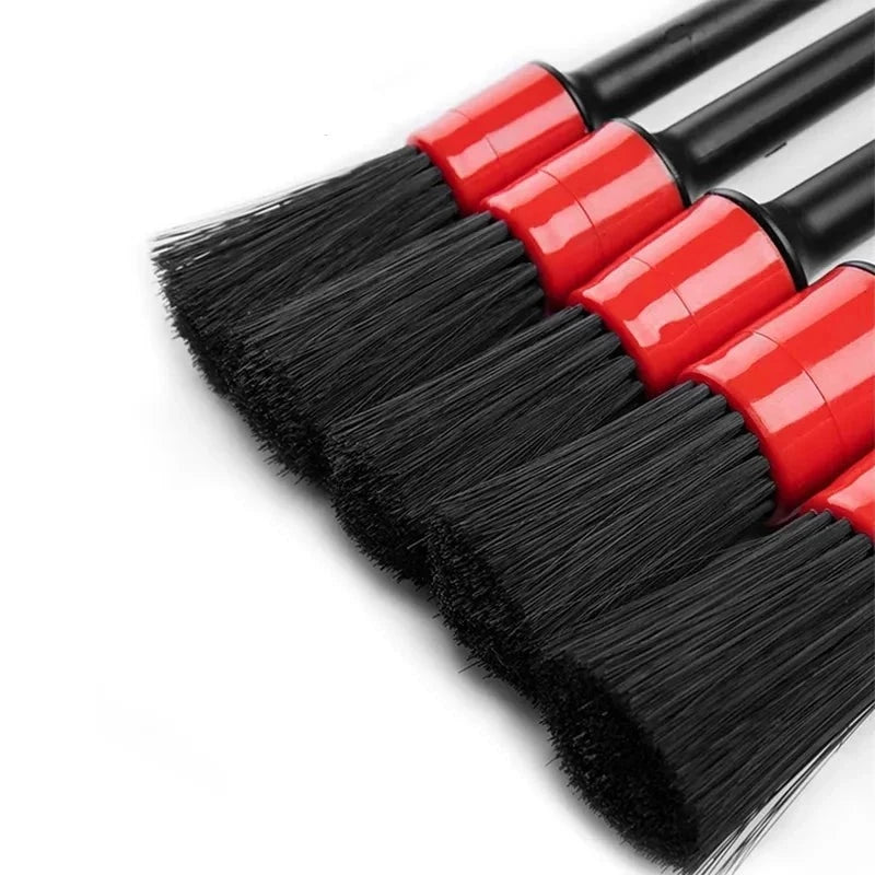 Pincel Para Detalhamento Automotivo - Kit com 5 Peças