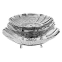 Cesto Retrátil Para Cozimento a Vapor de Inox