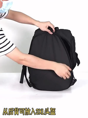 Mochila Porta Capacete Moto Impermeável AntiFurto Reflexiva - AMZ