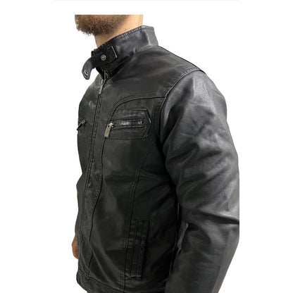 Jaqueta Couro Masculina Moderna Promoção Pronta Entrega - AMZ