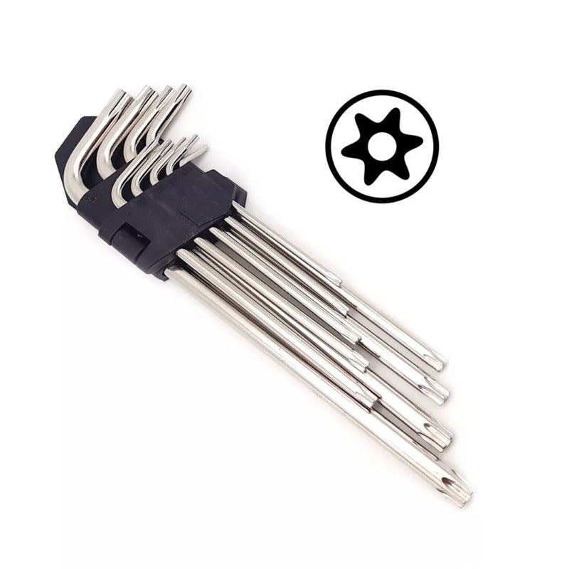 Kit Chave Torx + Allen 18 Peças Profissional CR-V Completo - AMZ
