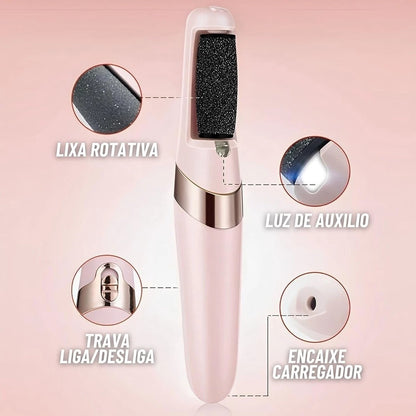 Esfoliador Elétrico para os Pés