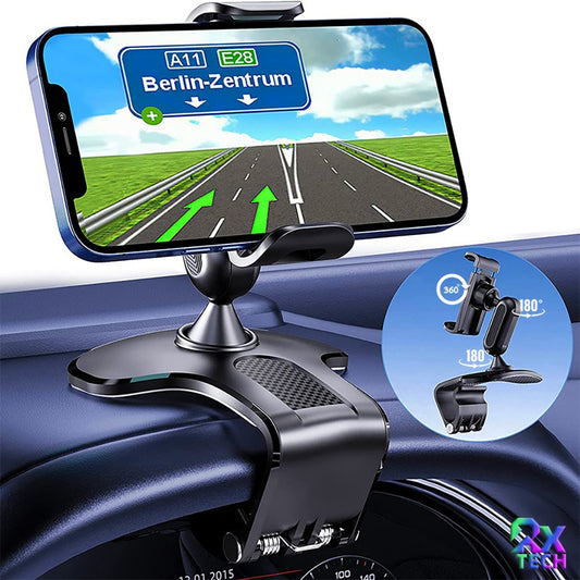 Suporte Celular Retrovisor 360° Universal Carro Prático e Seguro