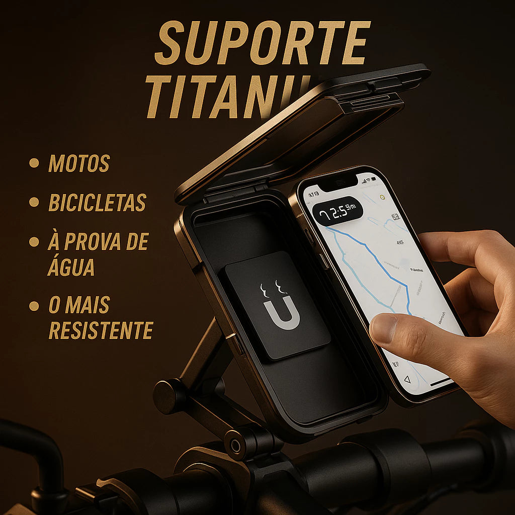Suporte de Celular - Articulado Para Moto e Bike Bicicleta Tela de Até 6,7"