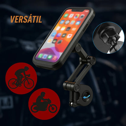 Suporte de Celular - Articulado Para Moto e Bike Bicicleta Tela de Até 6,7"