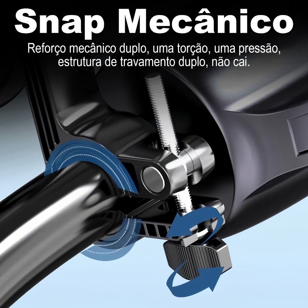 H'maston CJ-90 Suporte de celular para moto e bike ajustável estável gira 360 graus