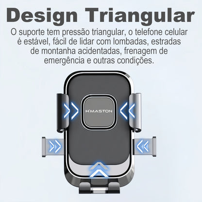 H'maston CJ-90 Suporte de celular para moto e bike ajustável estável gira 360 graus