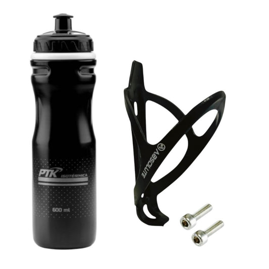 Caramanhola Garrafa de Água para Bike com Suporte - Squeeze Para Exercícios | AMZ