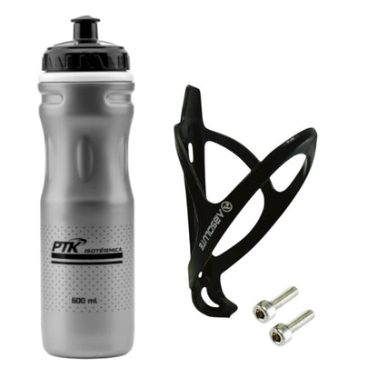 Caramanhola Garrafa de Água para Bike com Suporte - Squeeze Para Exercícios | AMZ
