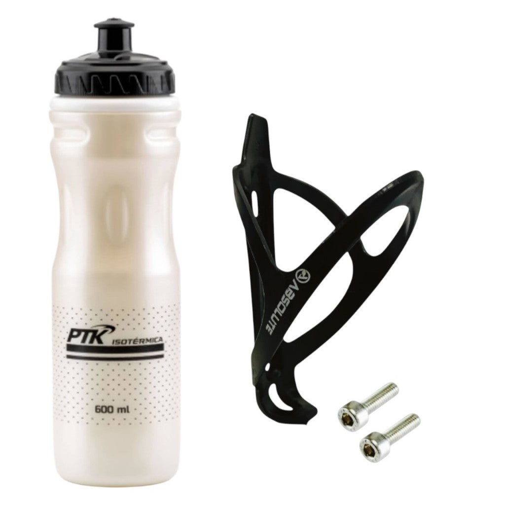 Caramanhola Garrafa de Água para Bike com Suporte - Squeeze Para Exercícios | AMZ