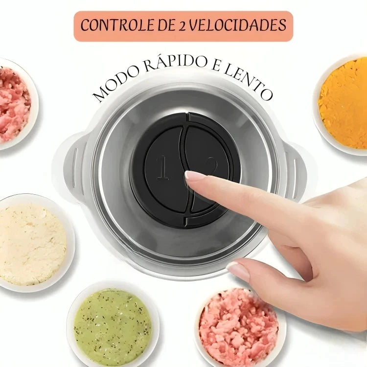 Multiprocessador de Alimentos Grinders - Aço Inoxidável