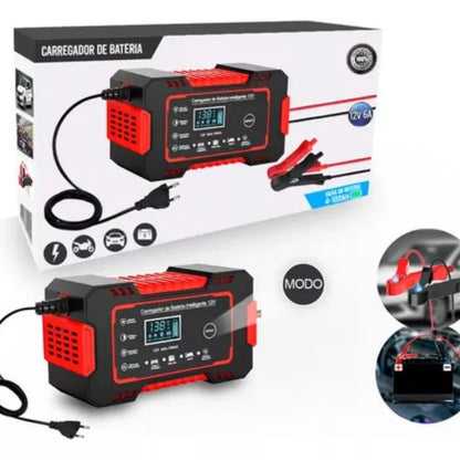 Carregador de Bateria 12v Bivolt Inteligente
