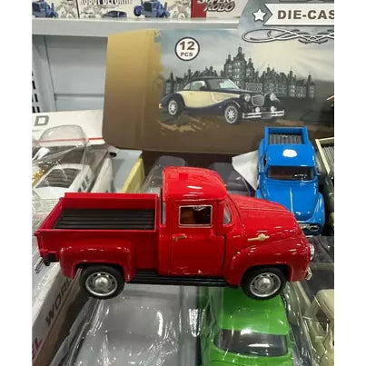 Miniatura Picape F100 com LED portas abríveis 11cm Coleção | AMZ Para Você