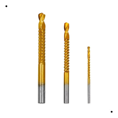 Kit 7 Brocas Escalonada Aço Titânio